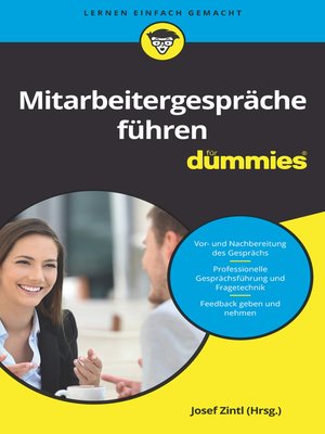 cover image of Mitarbeitergespr&auml;che f&uuml;hren f&uuml;r Dummies